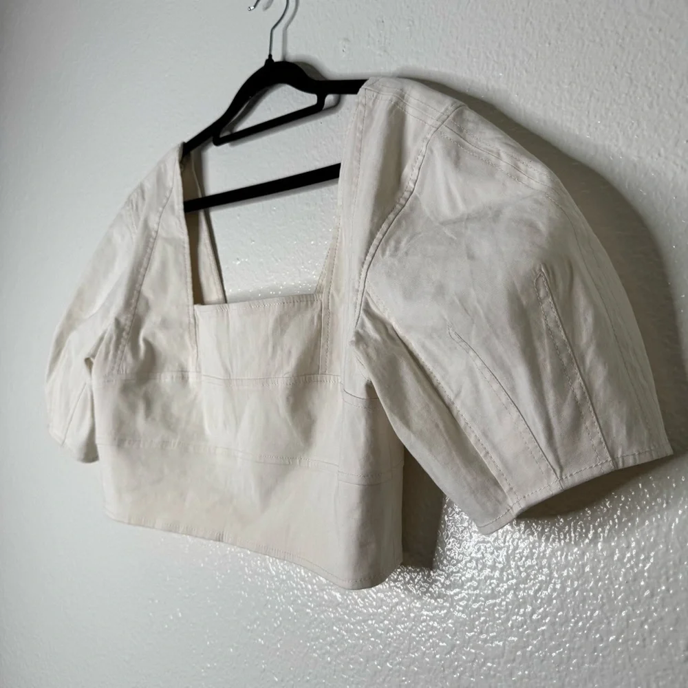 A.L.C. Linen Blend Gianna Top size 12